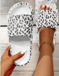 White leopard print
