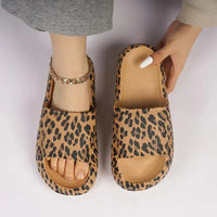 Brown leopard print